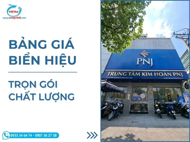 Bảng hiệu mới