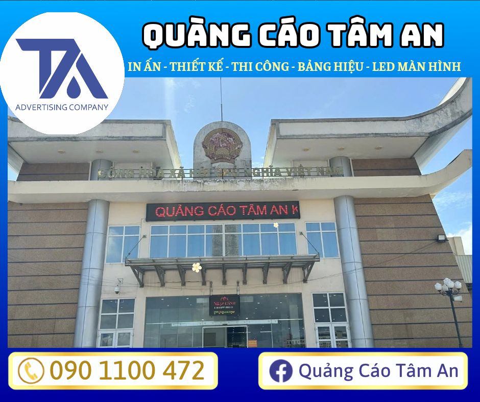 Mẫu bảng hiệu quảng cáo Led Ma Trận P10 1 màu