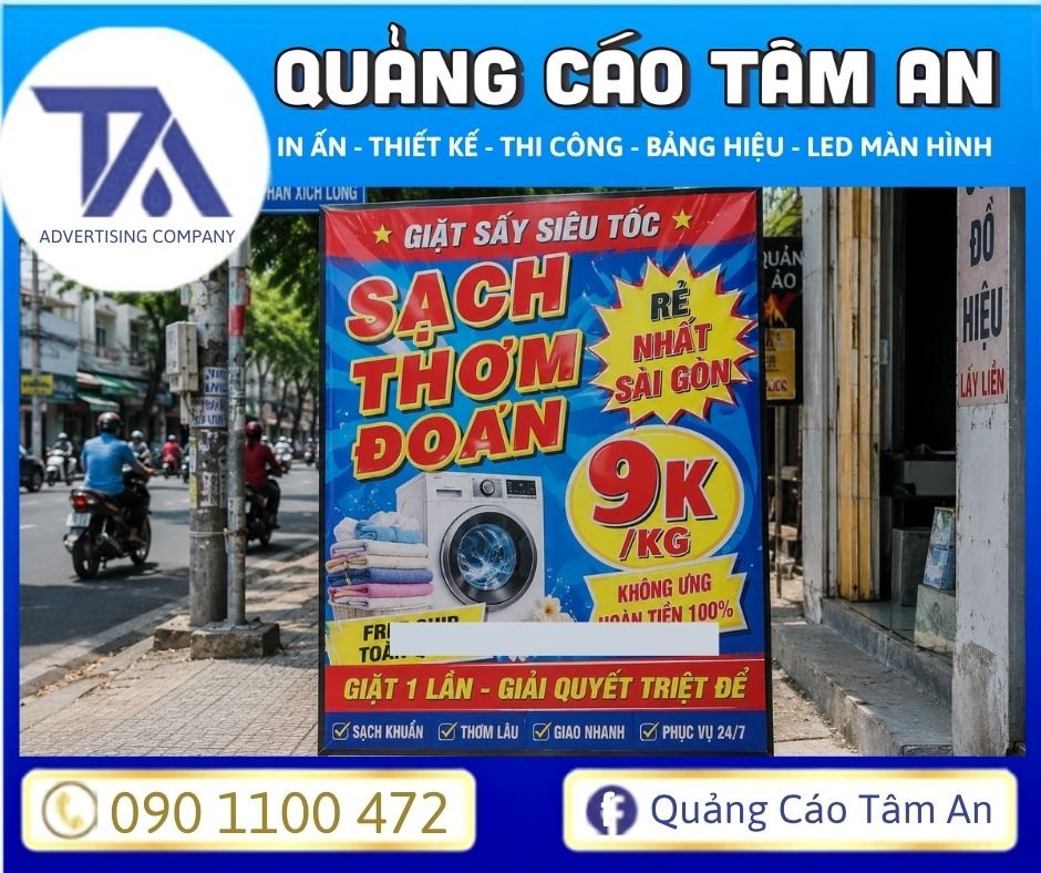 Bảng hiệu thiếu tên cơ sở, thiếu địa chỉ