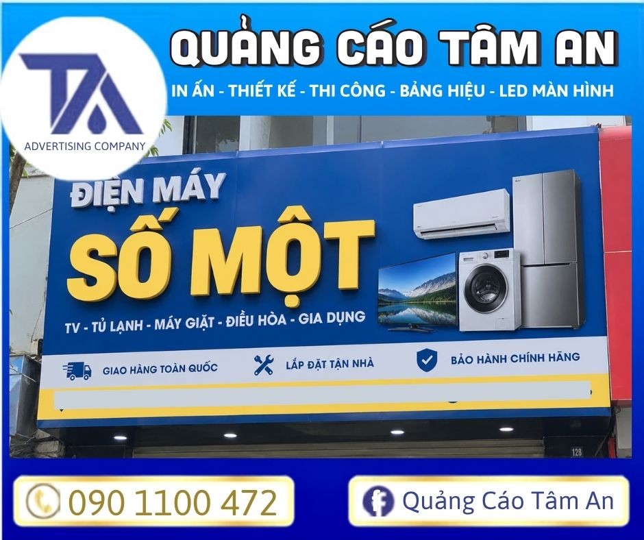 Bảng hiệu quảng cáo sử dụng cụm "số một"
