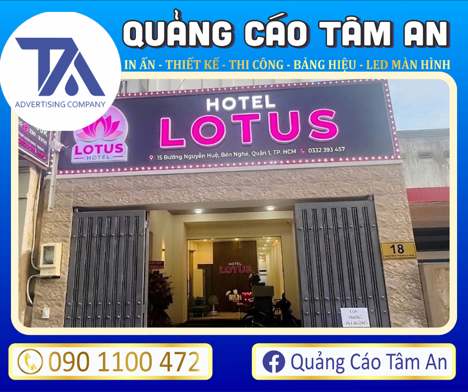 Bảng hiệu Alu-chữ nổi Mica