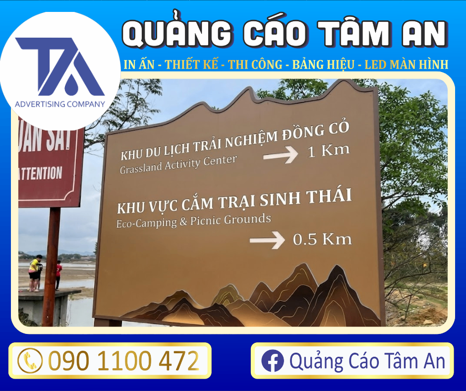  Bảng chỉ hướng khu du lịch