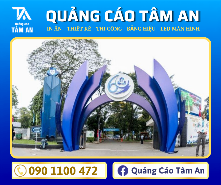 Dịch vụ thiết kế và thi công cổng chào chuyên nghiệp