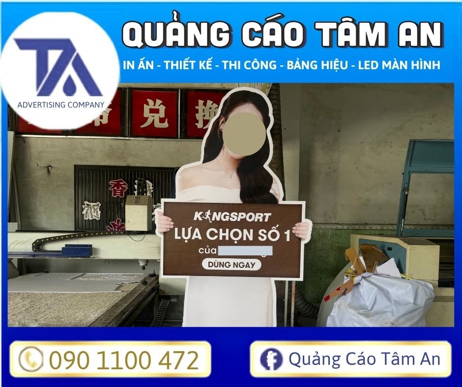 Standee quảng cáo của Kingsport