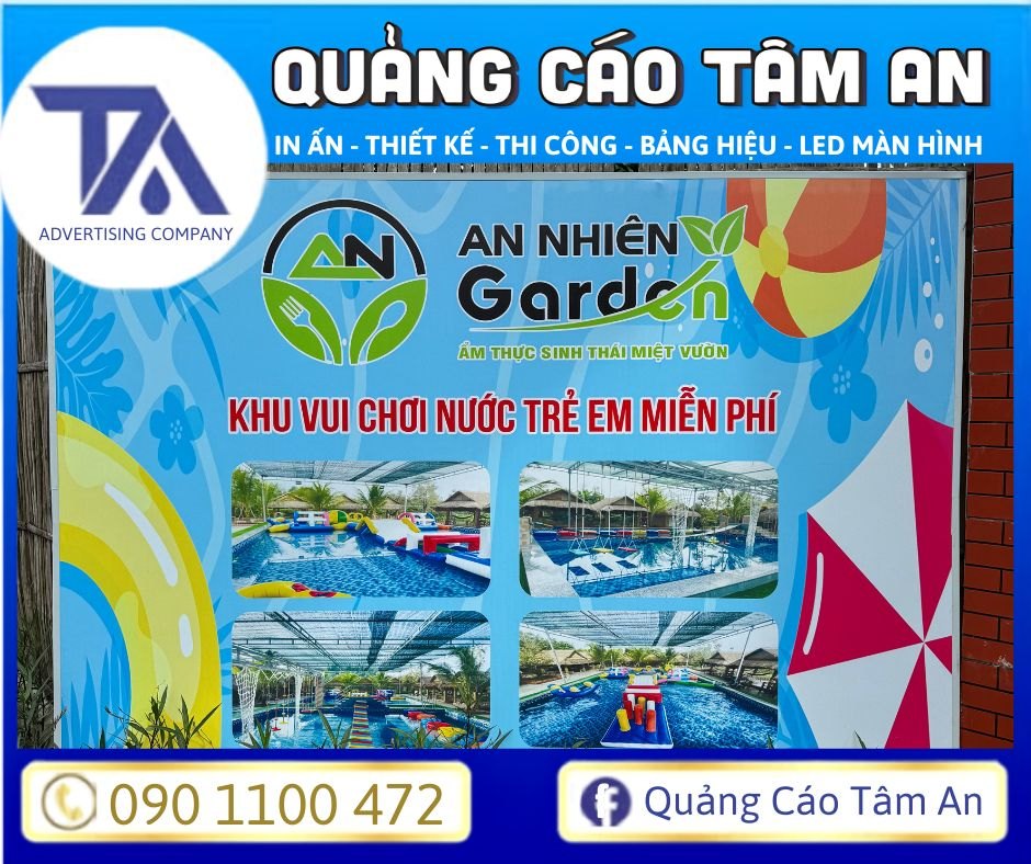 Phương án chọn làm banner của An Nhiên Garden để quảng cáo