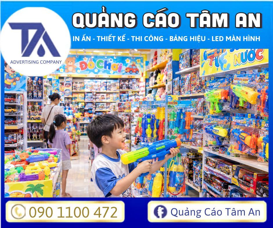 Vi phạm bảng hiệu quảng cáo đồ chơi vũ khí gây kích động