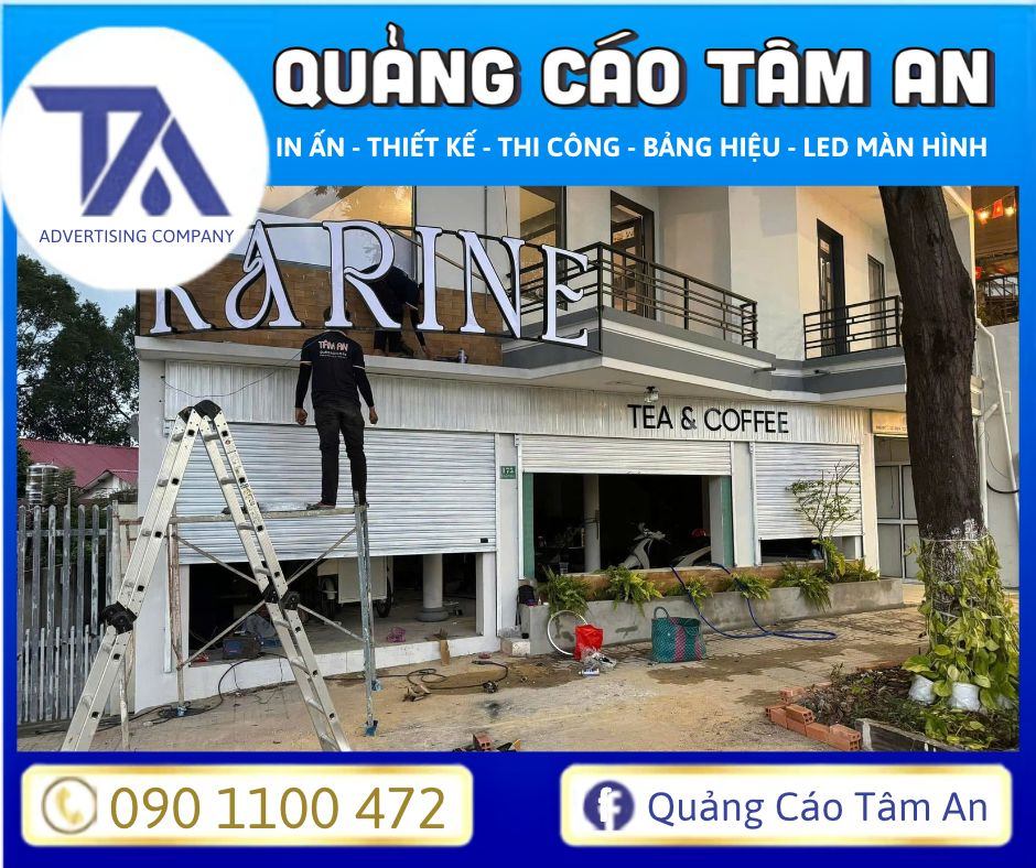 Thi công bảng hiệu quảng cáo chuyên nghiệp