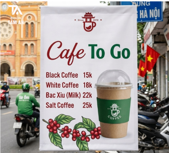 Bảng hiệu Cafe chữ nổi mica
