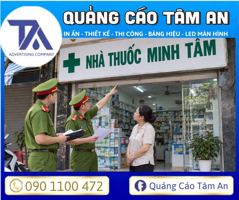 Mức phạt bảng hiệu sai quy định