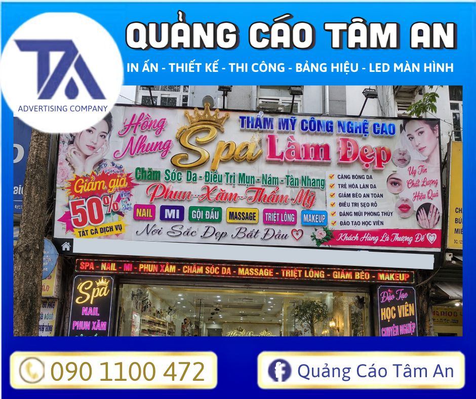 Chọn font chữ bảng hiệu quá rối mắt sẽ phản tác dụng