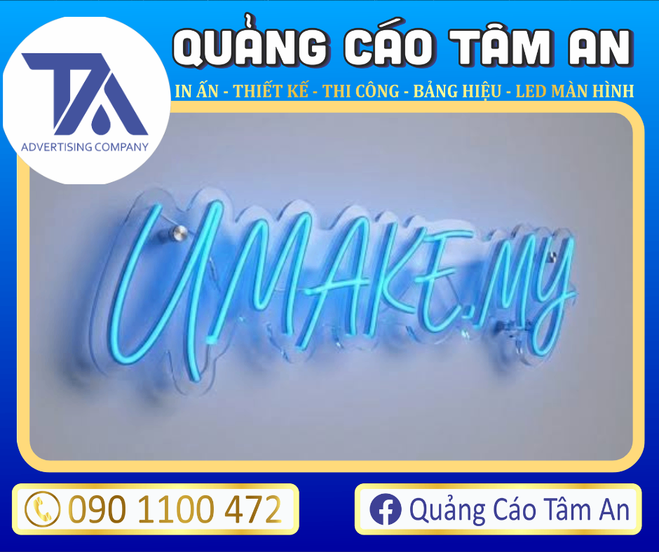 Mẫu LED Neon Sign chữ viết tay nghệ thuật