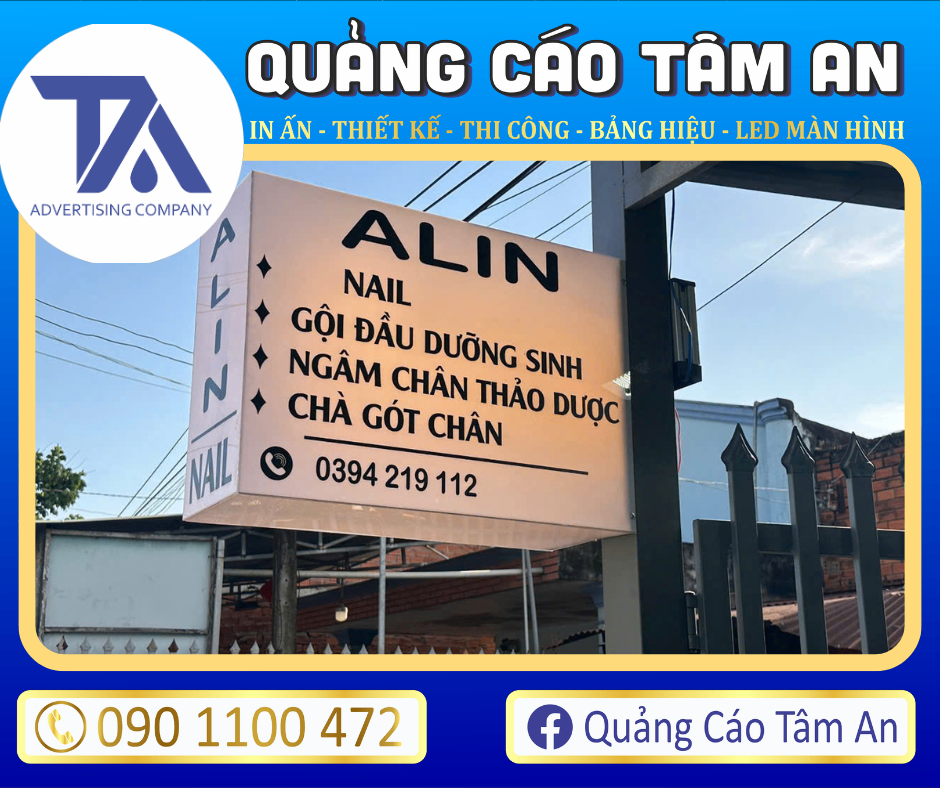 Hộp đèn Mica 5 mặt