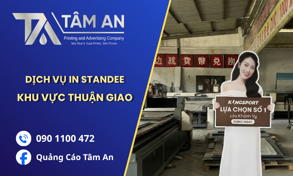 In standee Thuận Giao