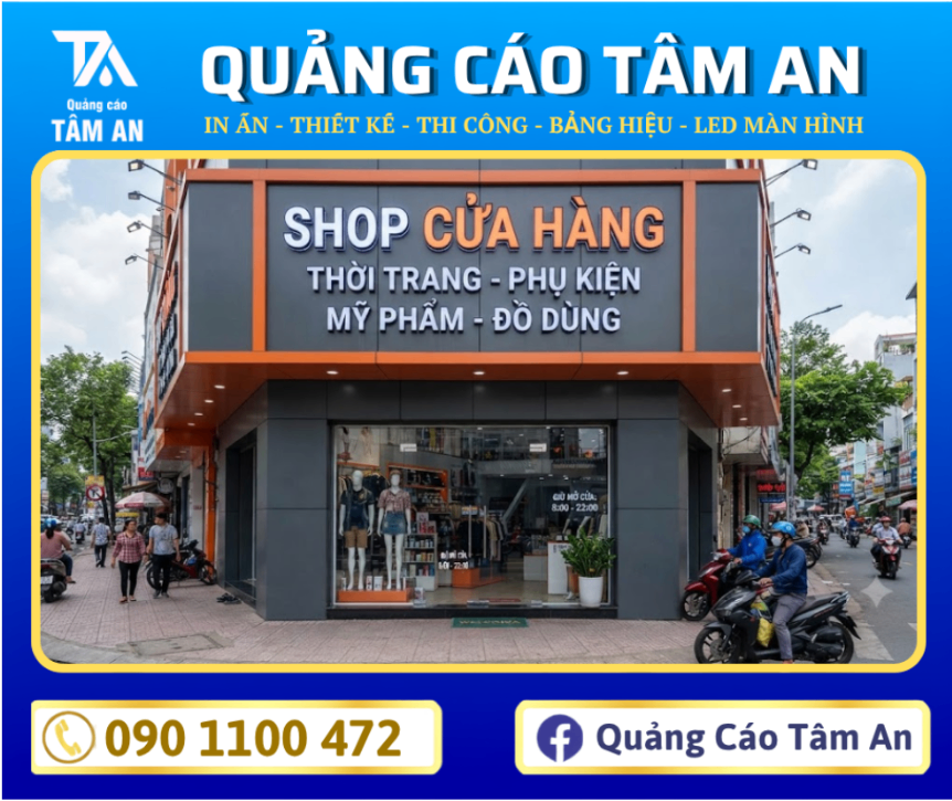 Mặt dựng alu Cửa hàng và shop