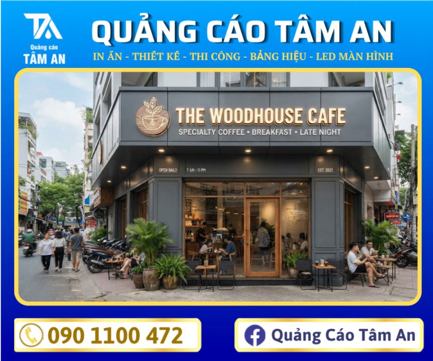 Mặt dựng Alu quán Cafe