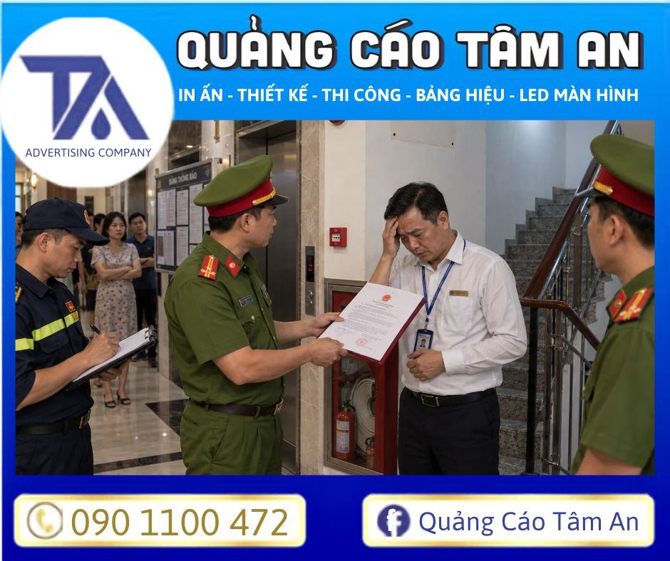Các trường hợp xử phạt tòa nhà, chung cư vi phạm biển thoát hiểm