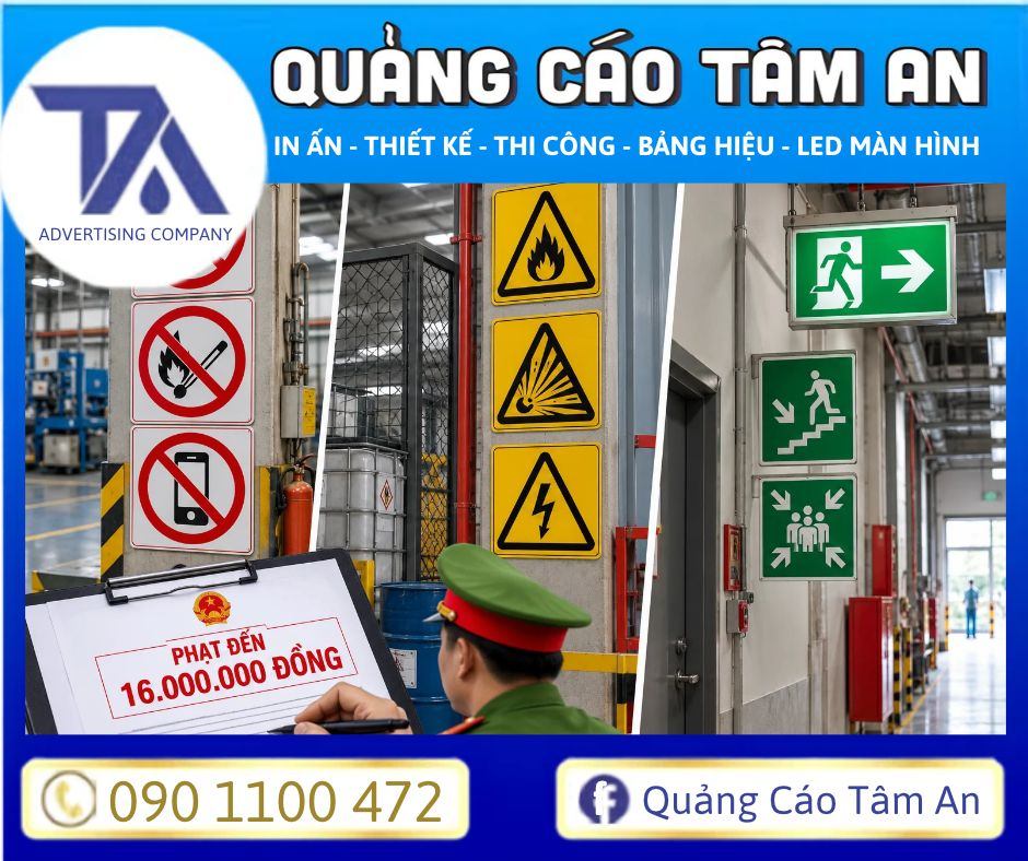 Chú ý các lỗi vi phạm biển PCCC