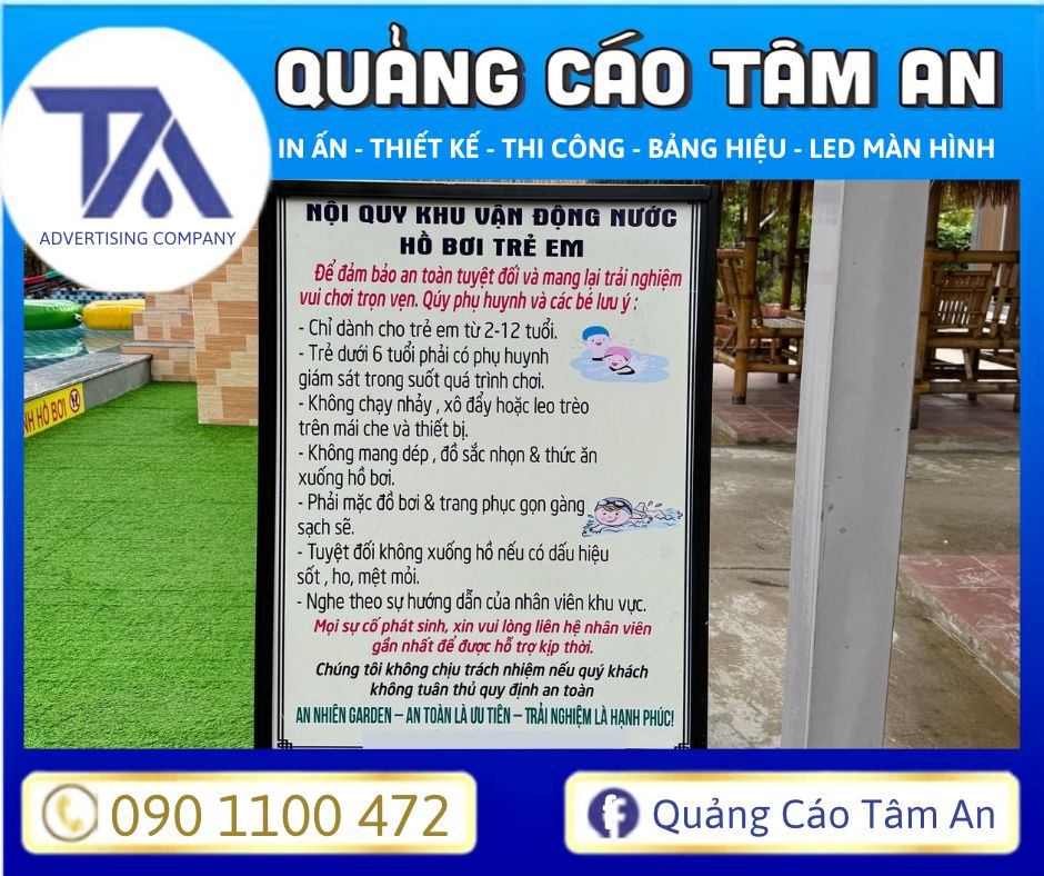 Đảm bảo đặt standee trong khu vực quy định
