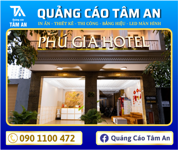 Bảng Hiệu Khách Sạn Chữ nổi
