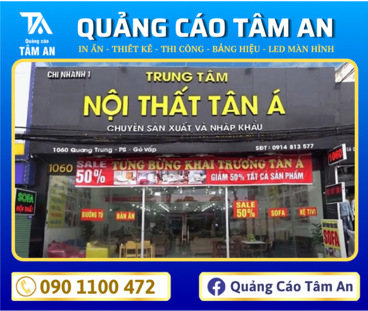 Bảng hiệu Showroom nội thất