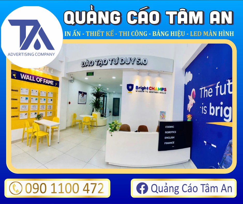 Chữ nổi Mica dán tường