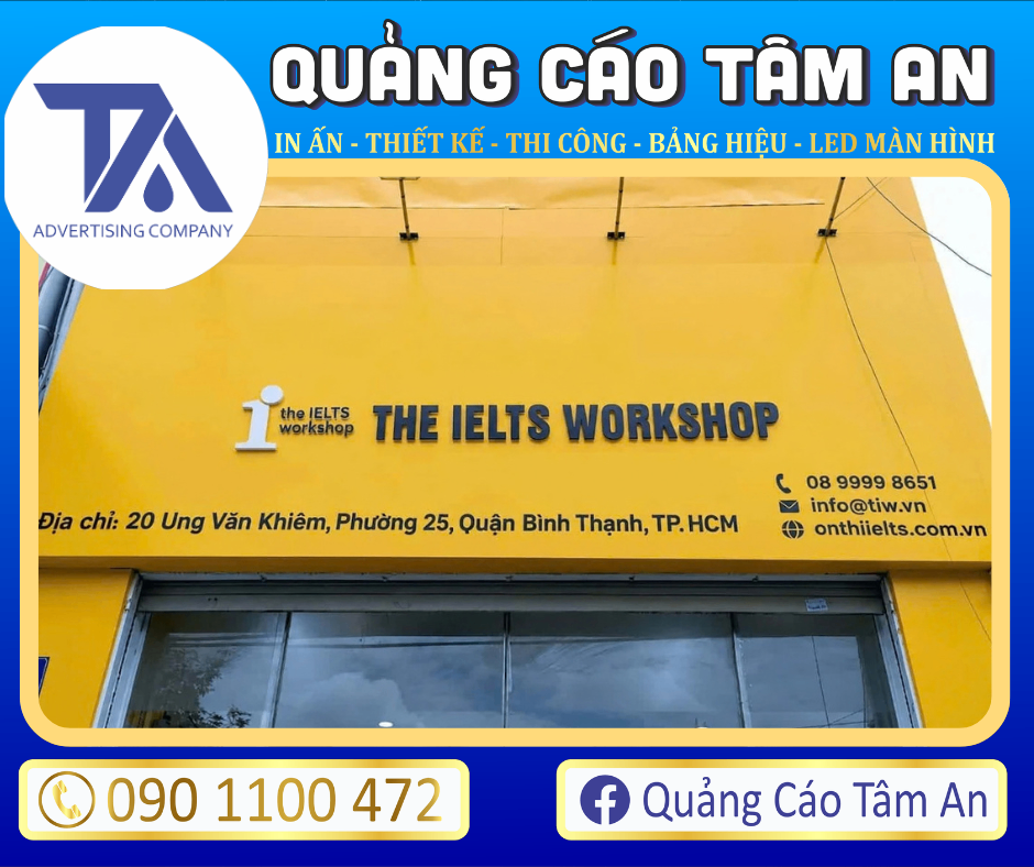 Bảng hiệu trung tâm anh ngữ hot nhất hiện nay