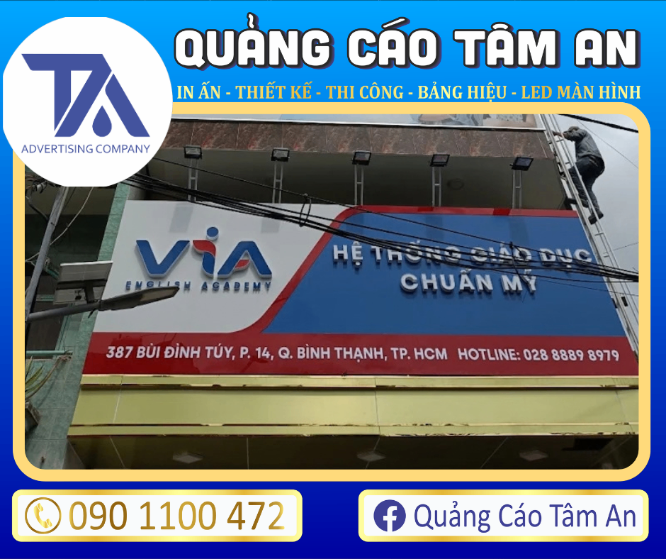 Thi công bảng hiệu Bình Thạnh
