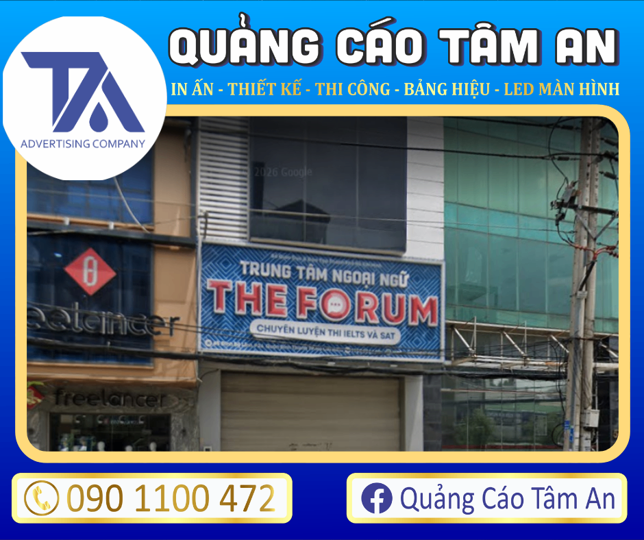 Bảng hiệu trung tâm IELTS