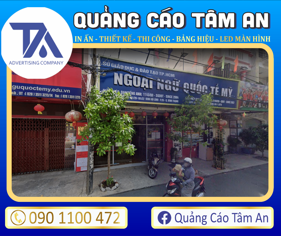thiết kế bảng hiệu Bình Thạnh