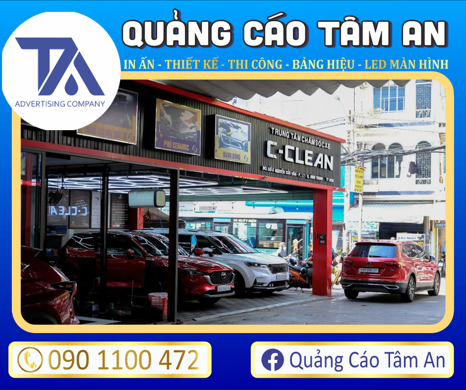 Bảng hiệu tôn sóng phong cách tại Bình Thạnh