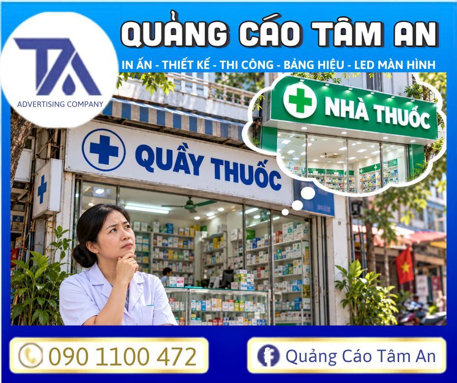 quầy thuốc có được ghi nhà thuốc không