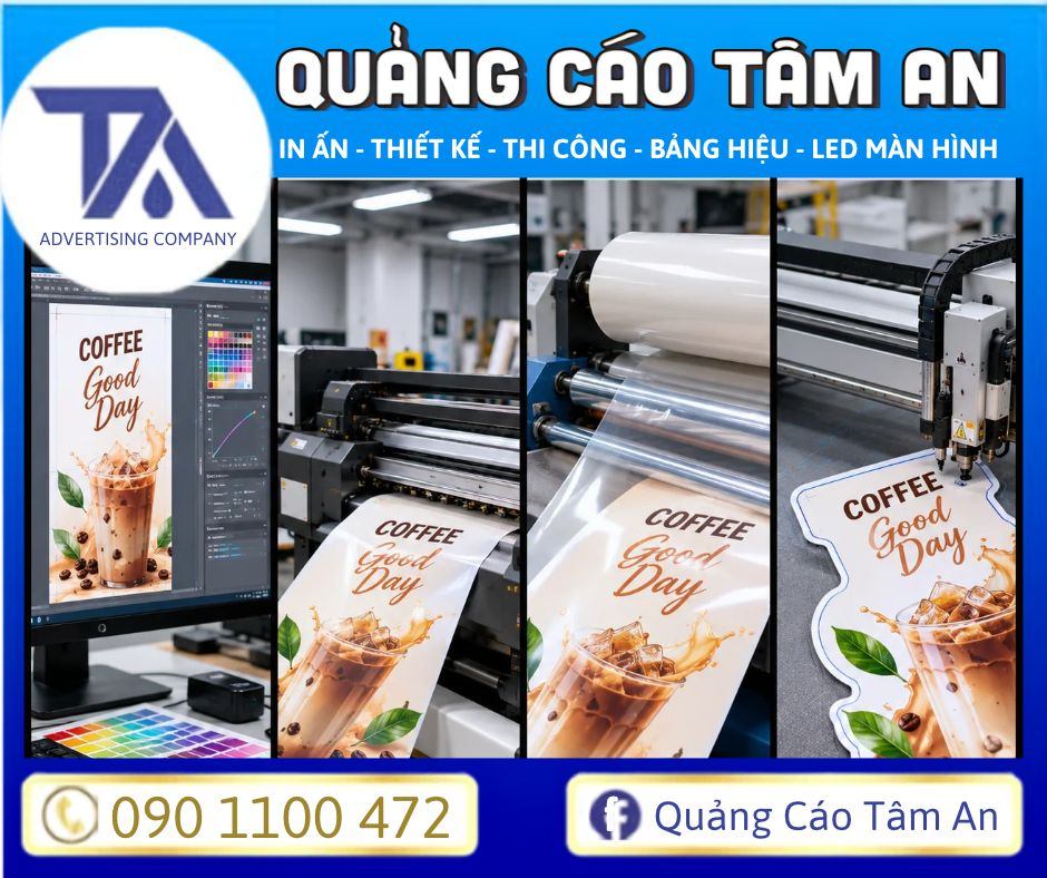 quy trình in standee