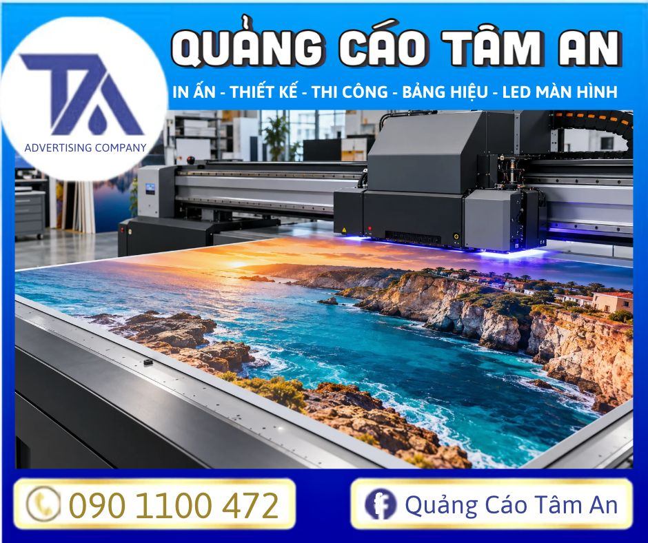 Máy in UV phẳng phù hợp in standee mô hình
