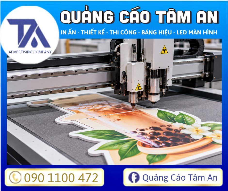 máy cắt kỹ thuật số phù hợp với các standee dạng mô hình nhiều chi tiết